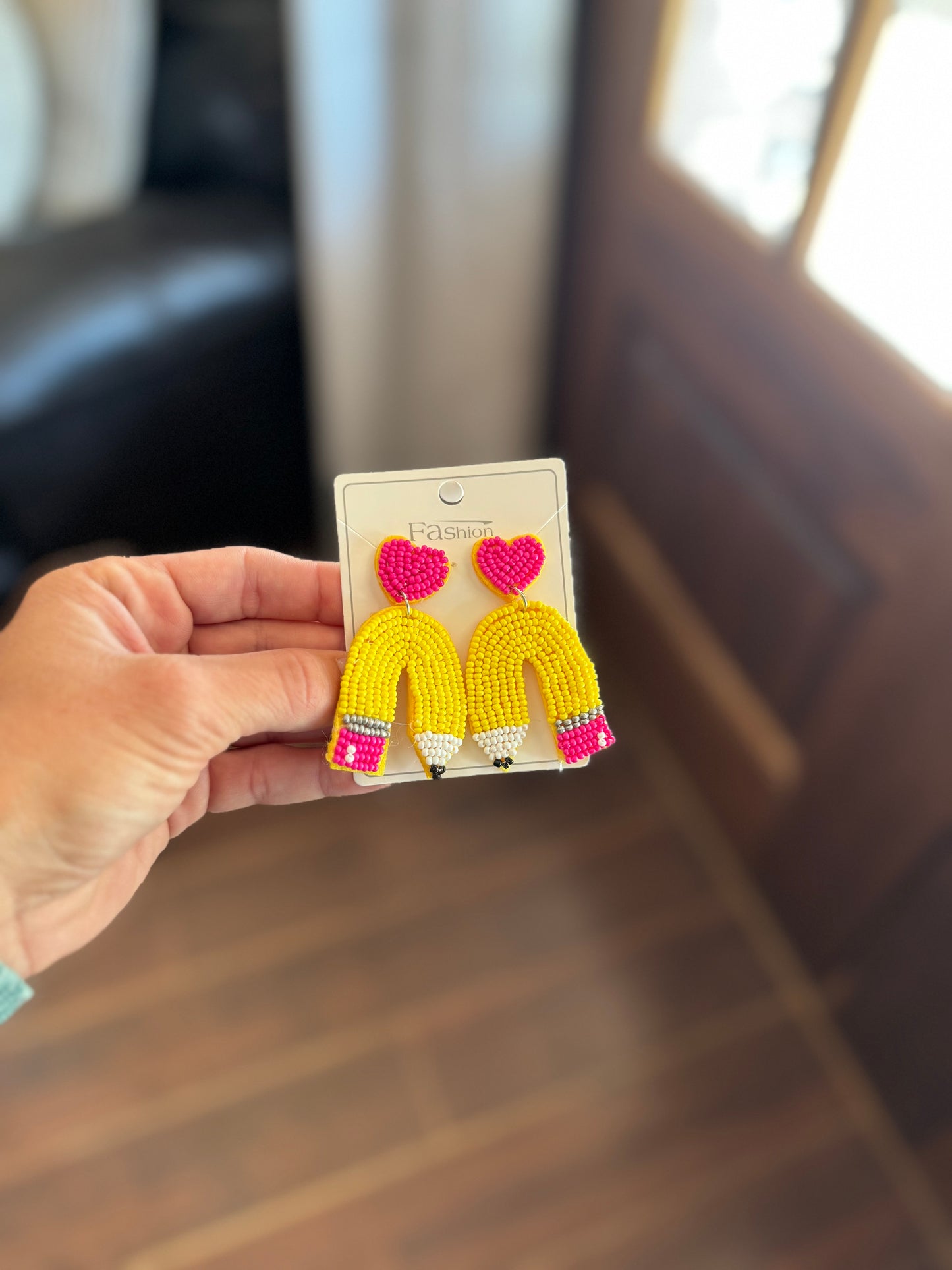 Pencil Seabead Earrings
