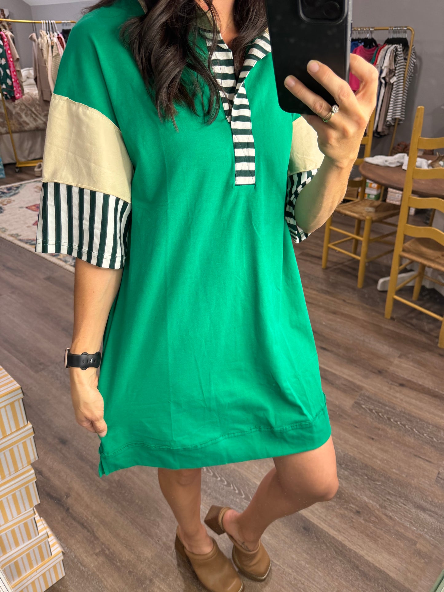 Make Way Color Block Dress