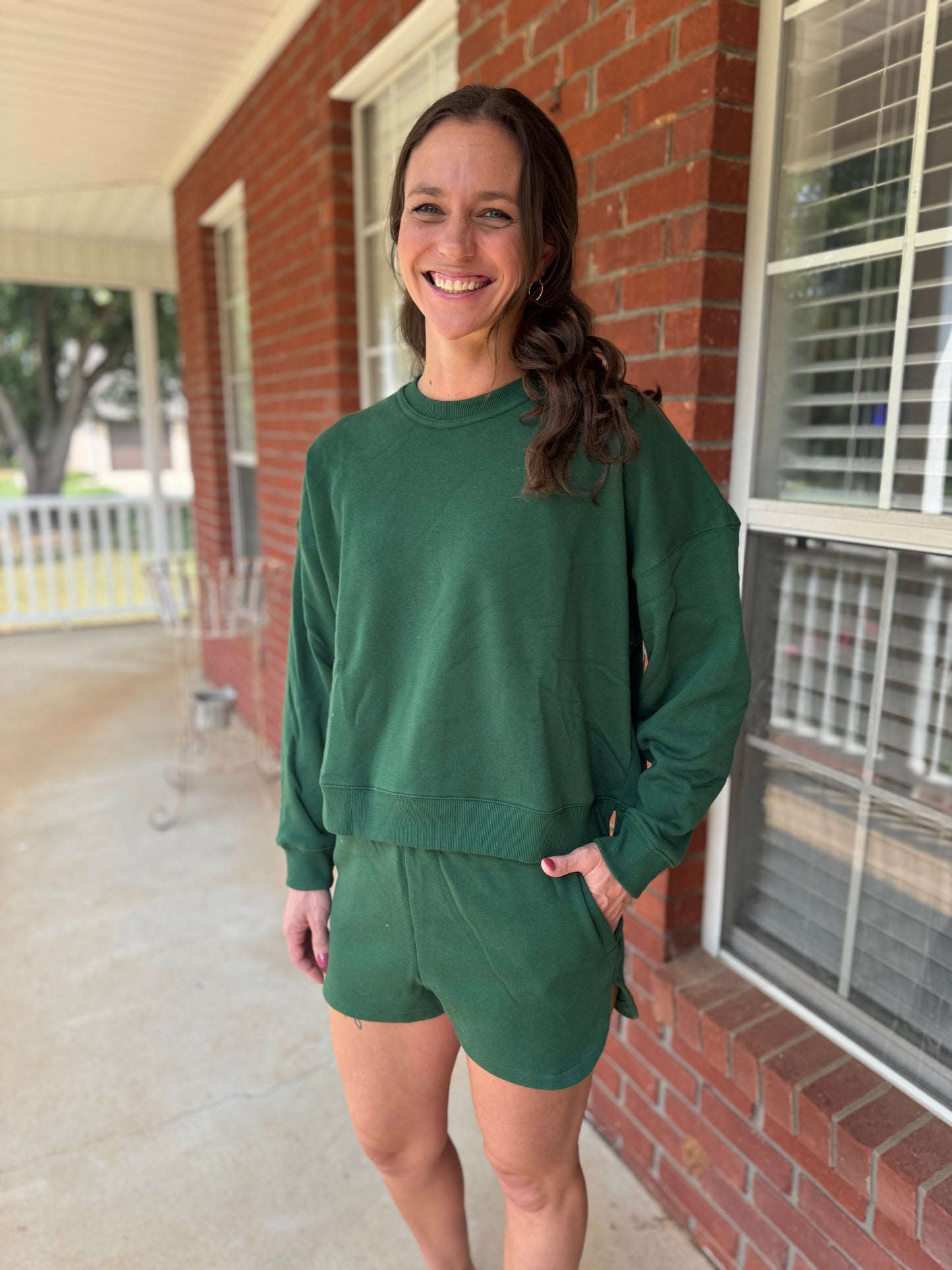 Lived in Fleece Shorts Set