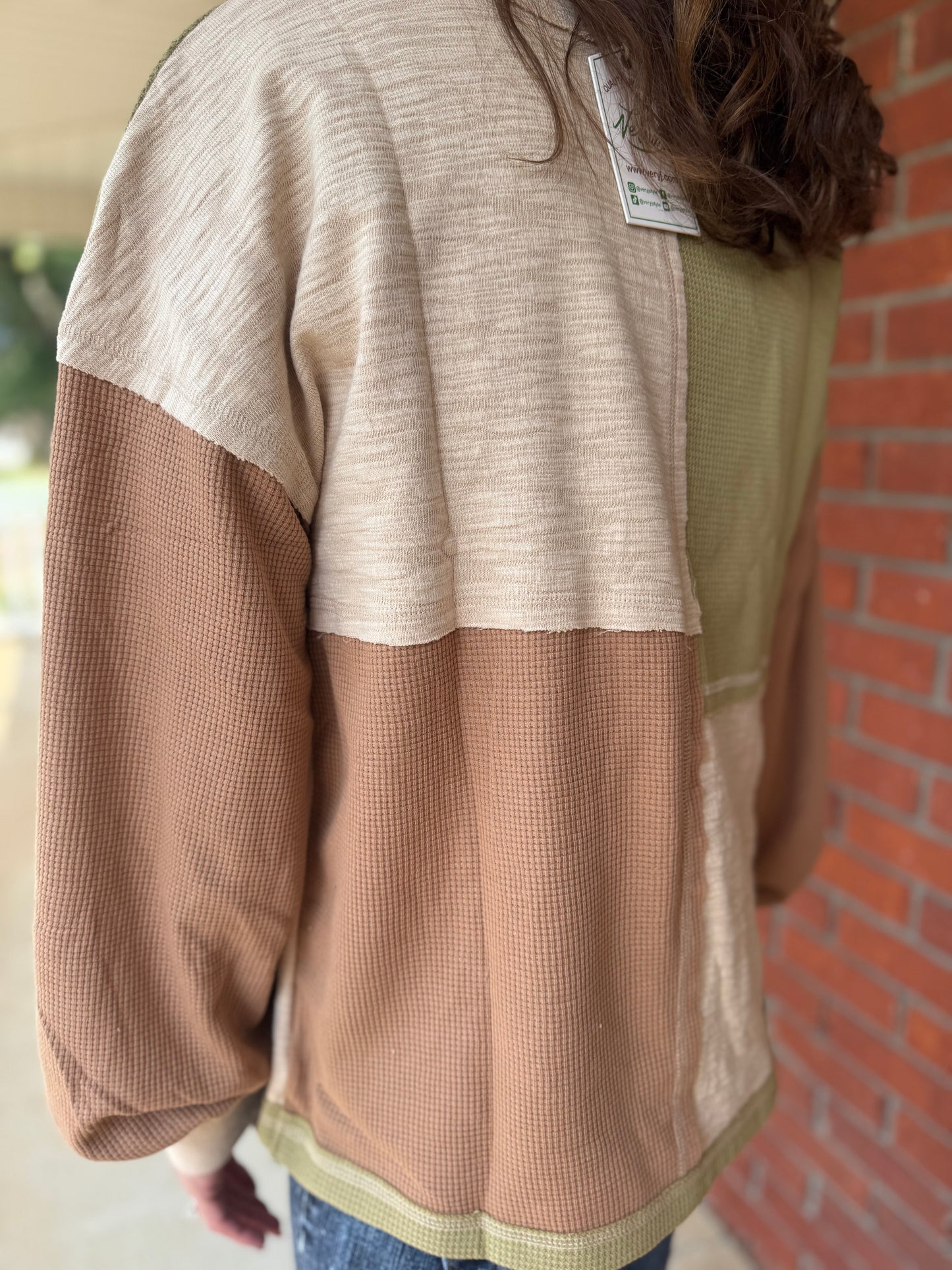 Make It Right Colorblock Top