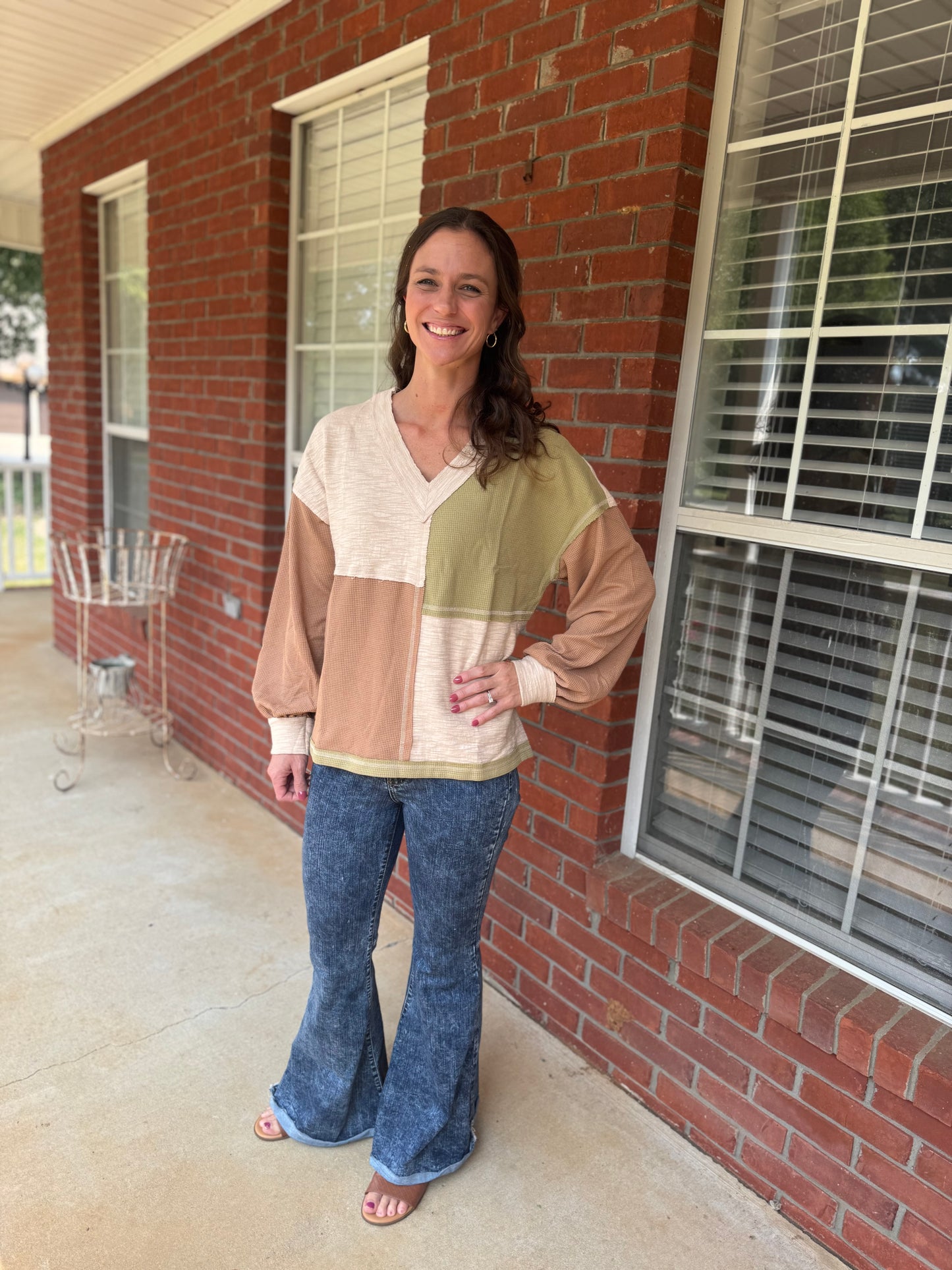 Make It Right Colorblock Top