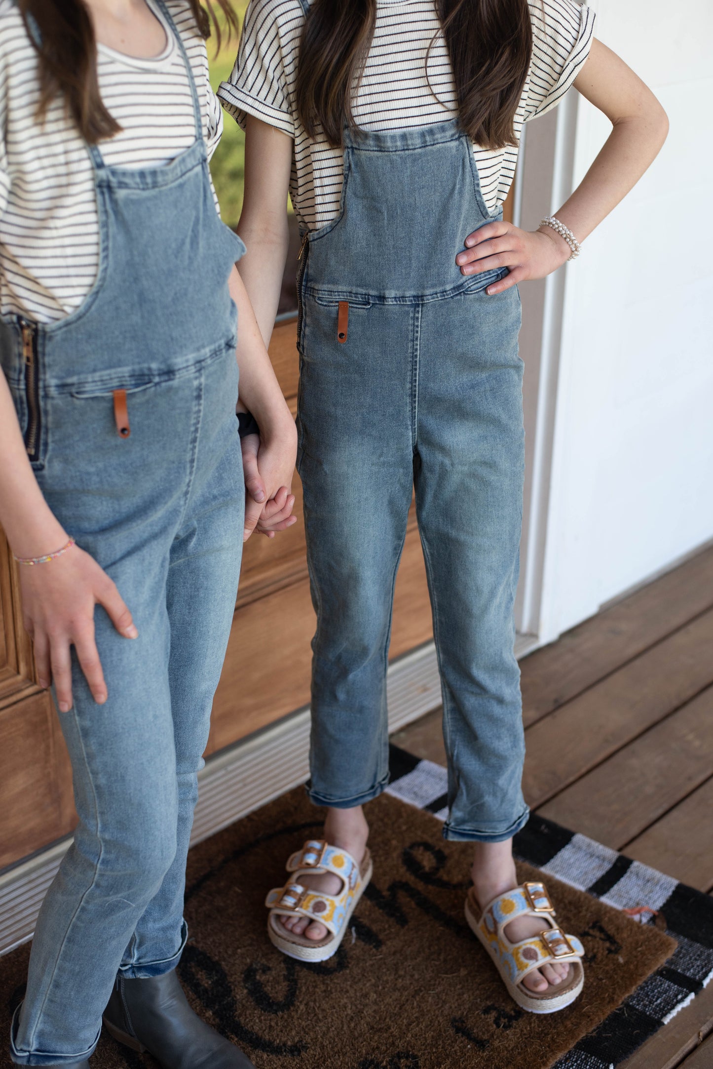Bermuda Denim Overals- Tween