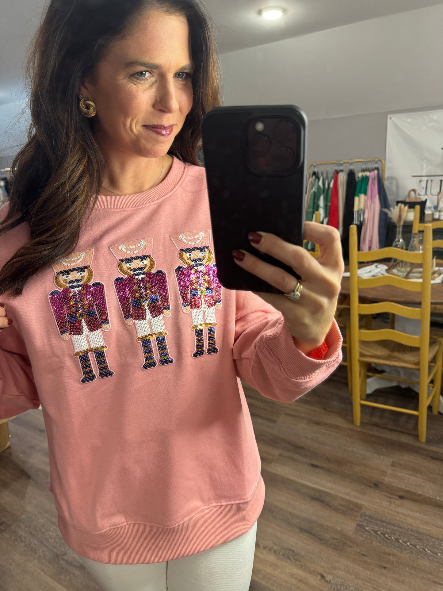 Sparkle Nutcracker Pullover