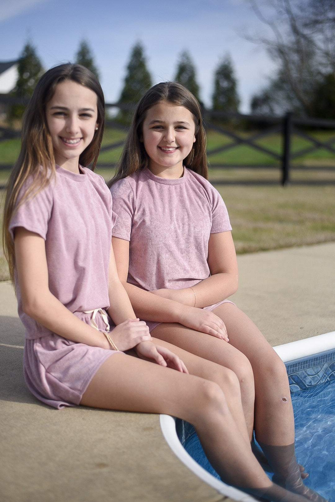 Terry Cloth Short Set- Tween