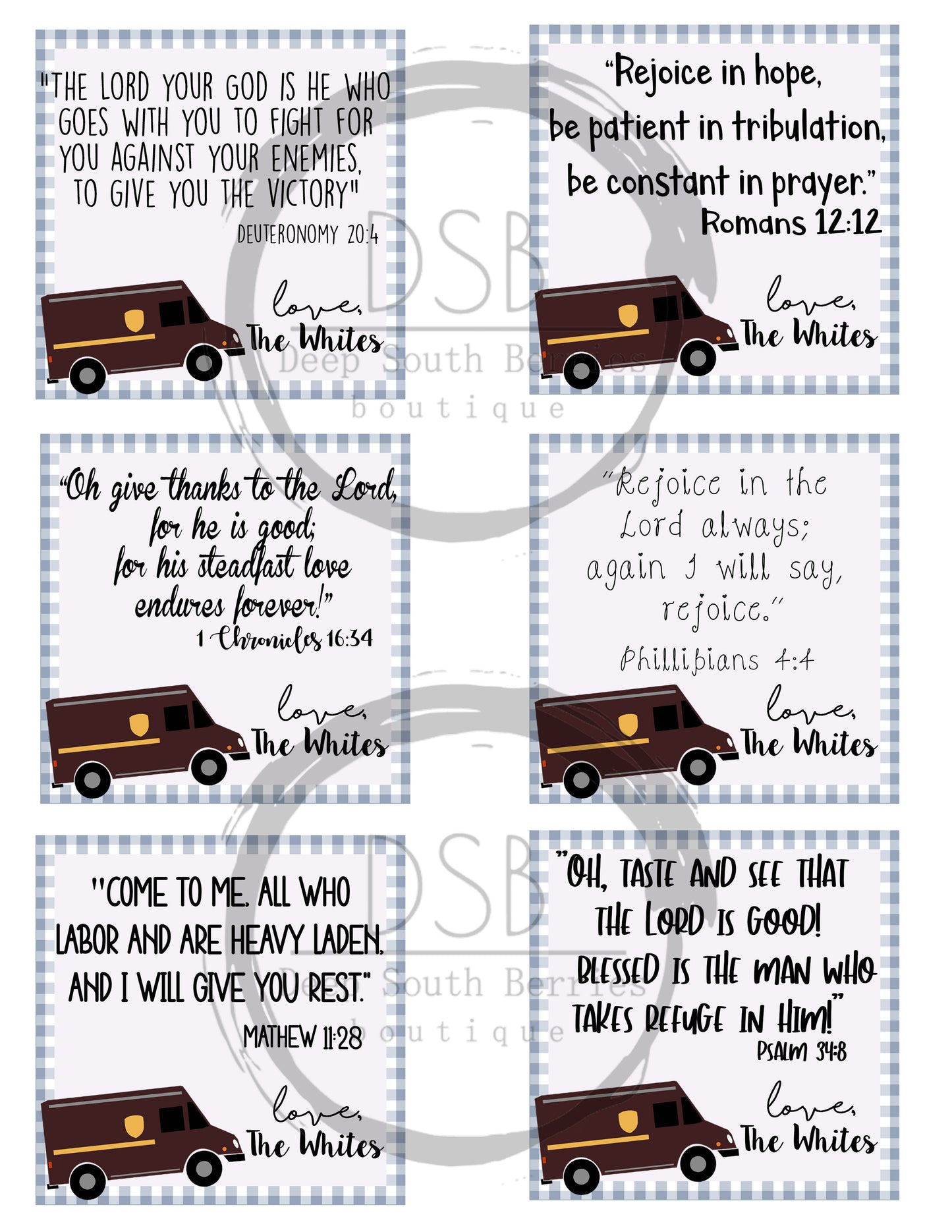 Personalized Encouragement Notes