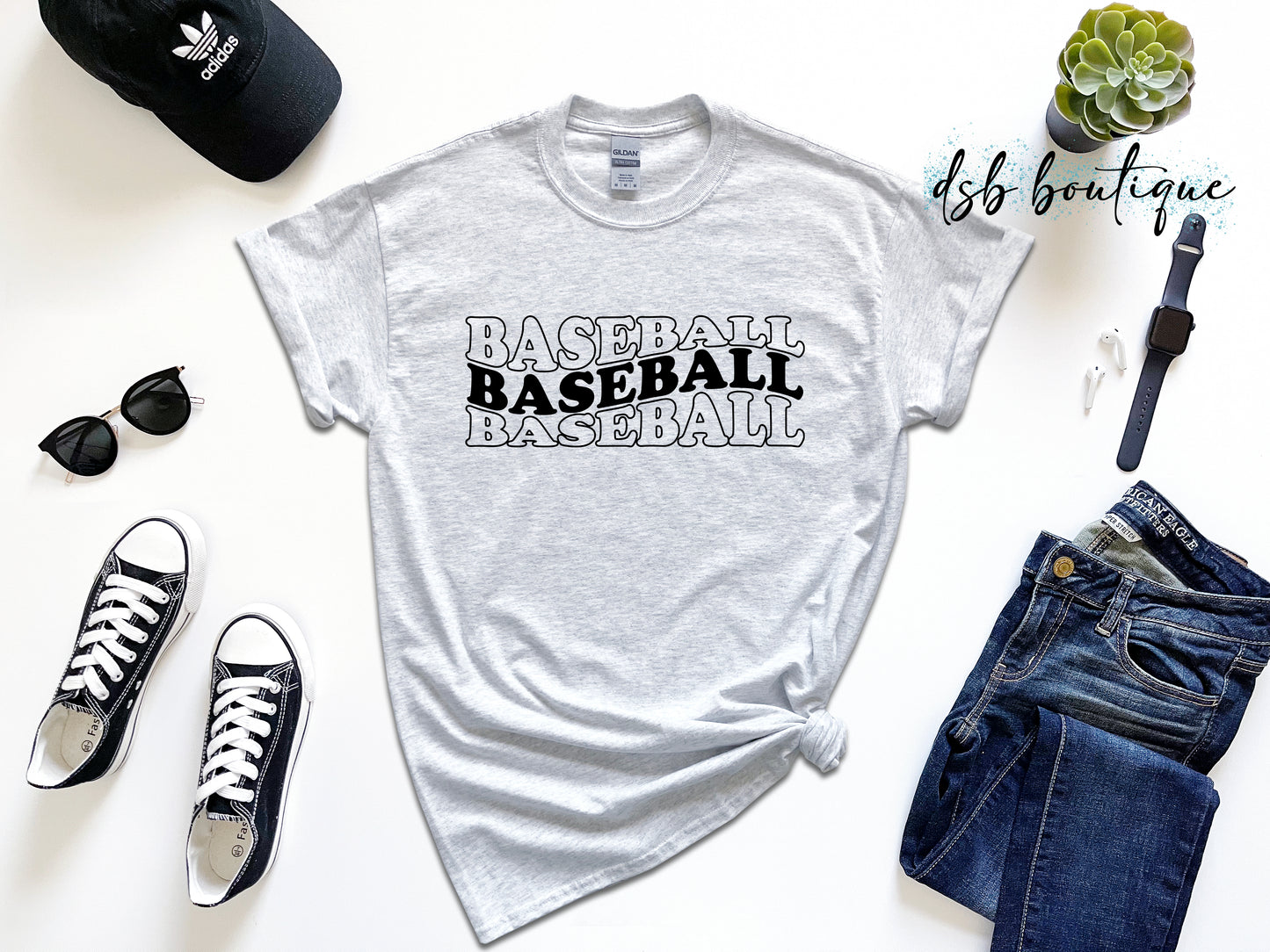 Custom Color Baseball Tee