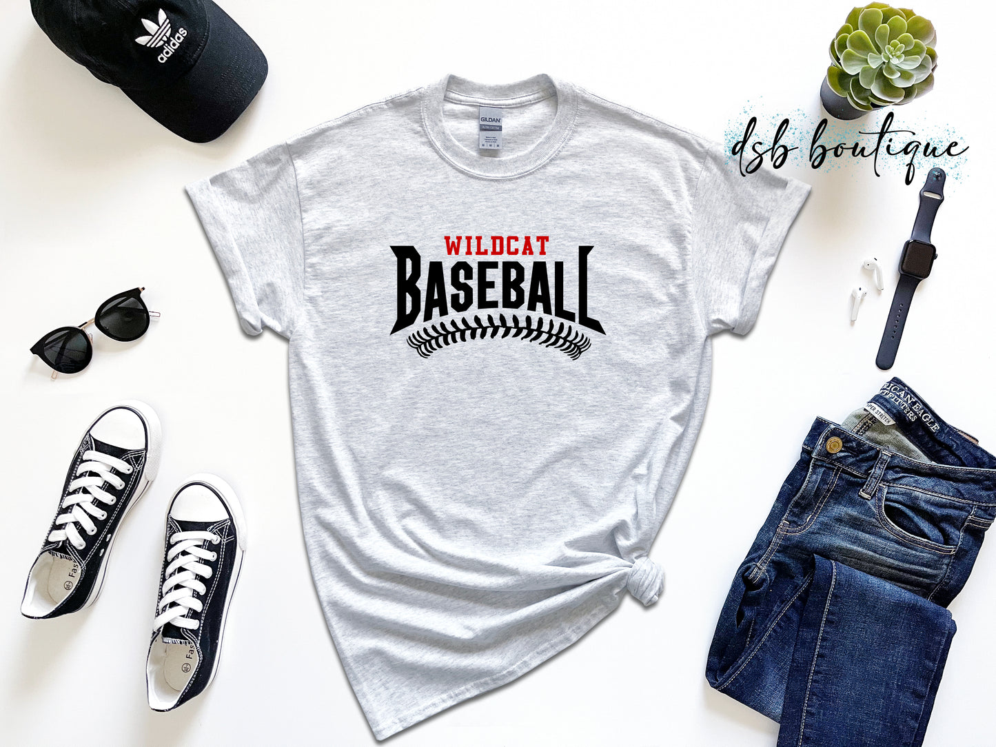 Custom Baseball Tee + Sweatshirt