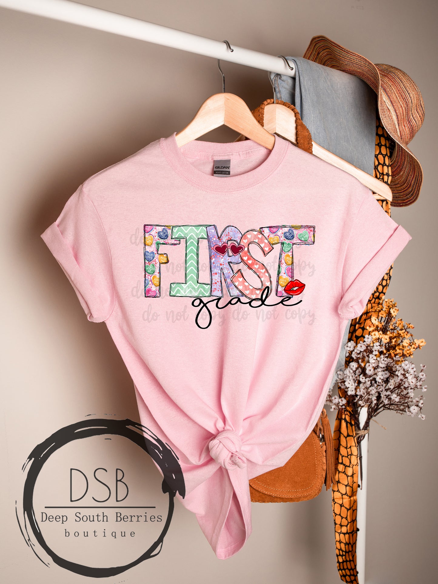 Custom Valentines Day Font Tee