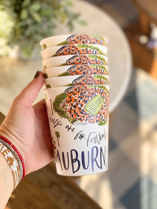 Auburn. AL Reusable Party Cups Tailgating/parties/gifts