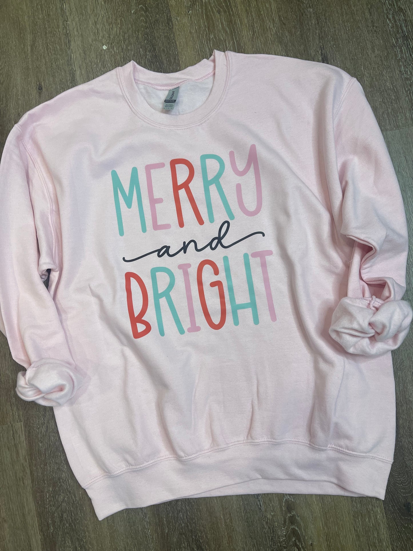 Merry and Bright Tee + Sweatshirt