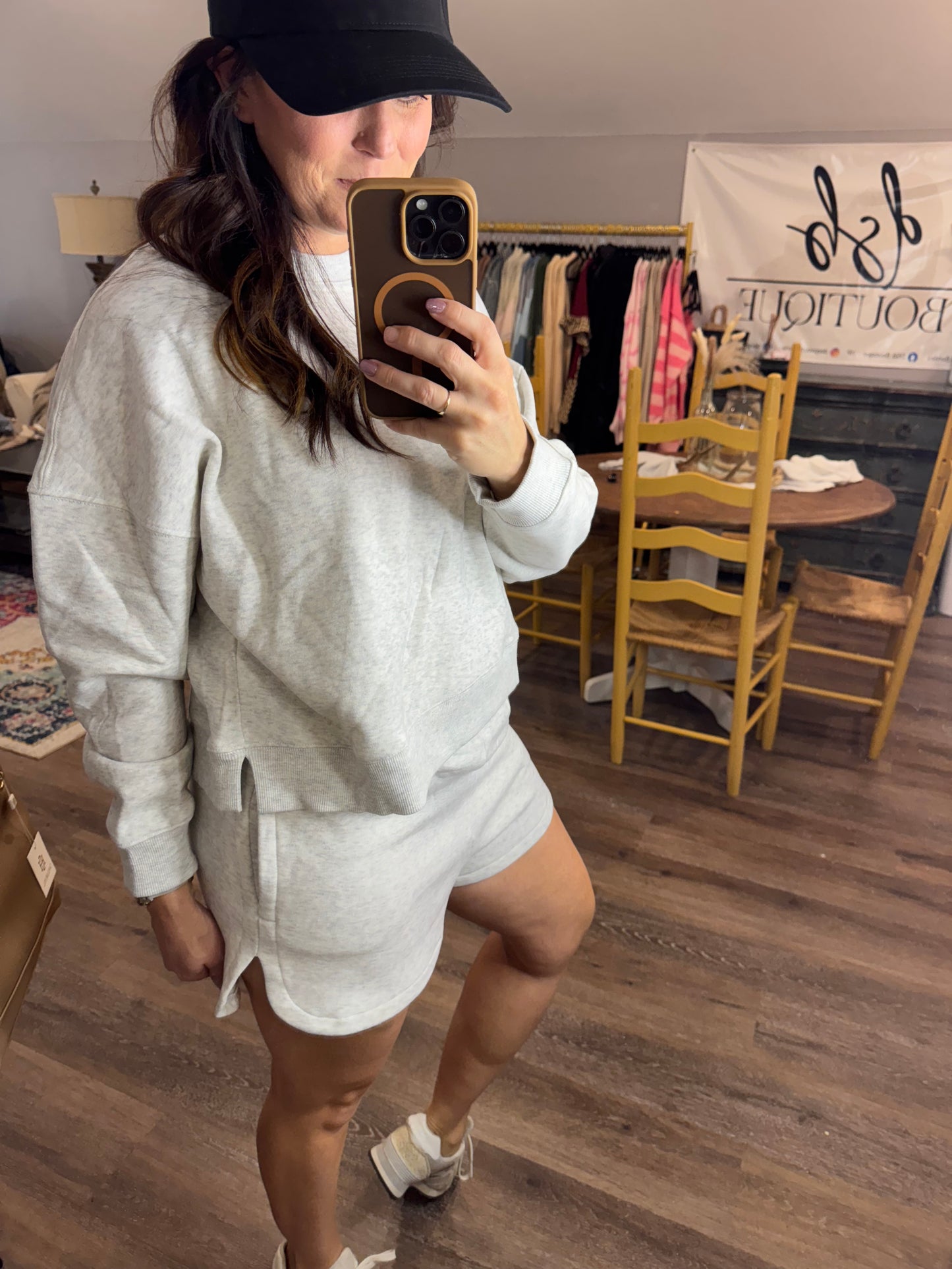 Lived in Fleece Shorts Set