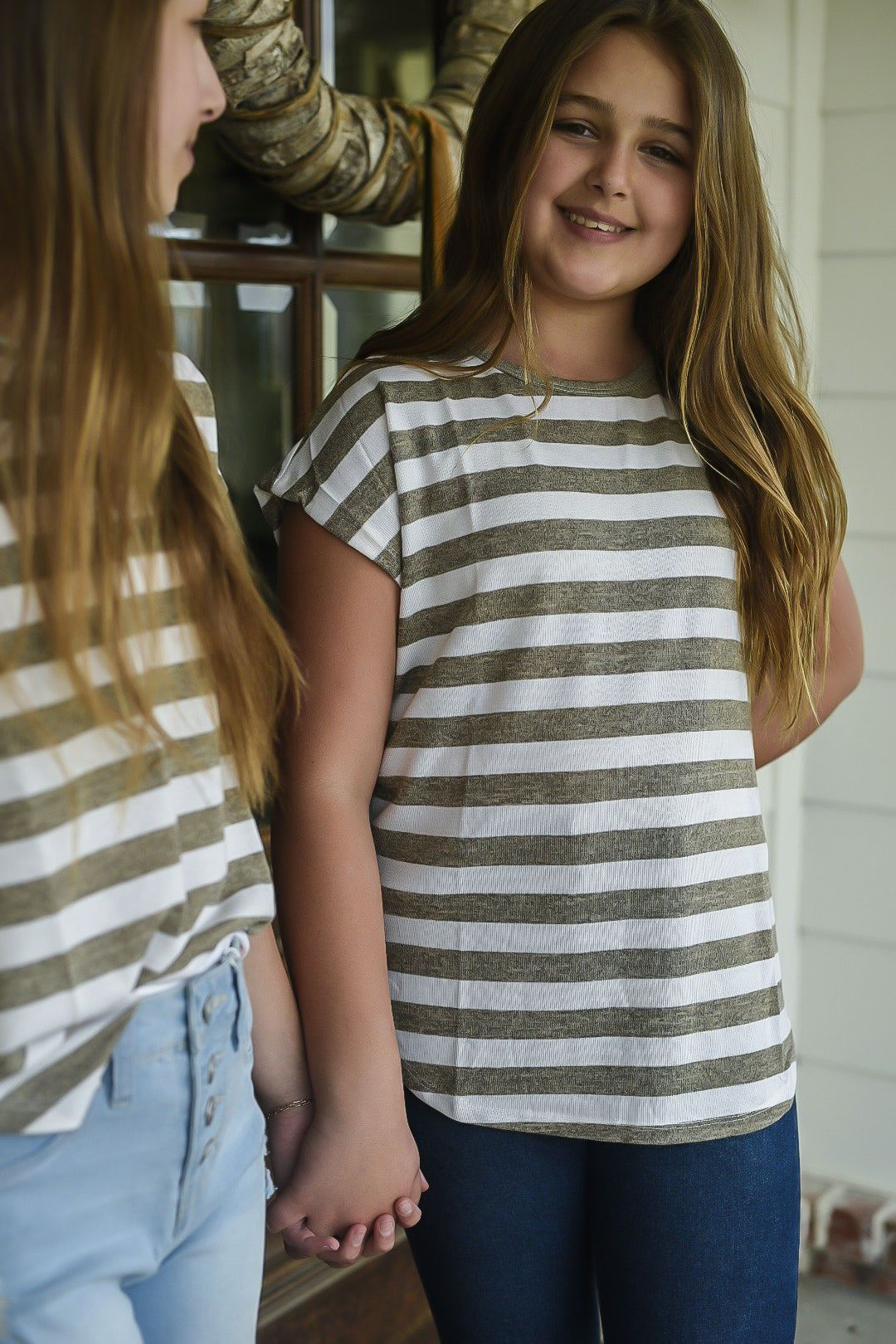 Heathered Oversized Top- Tween