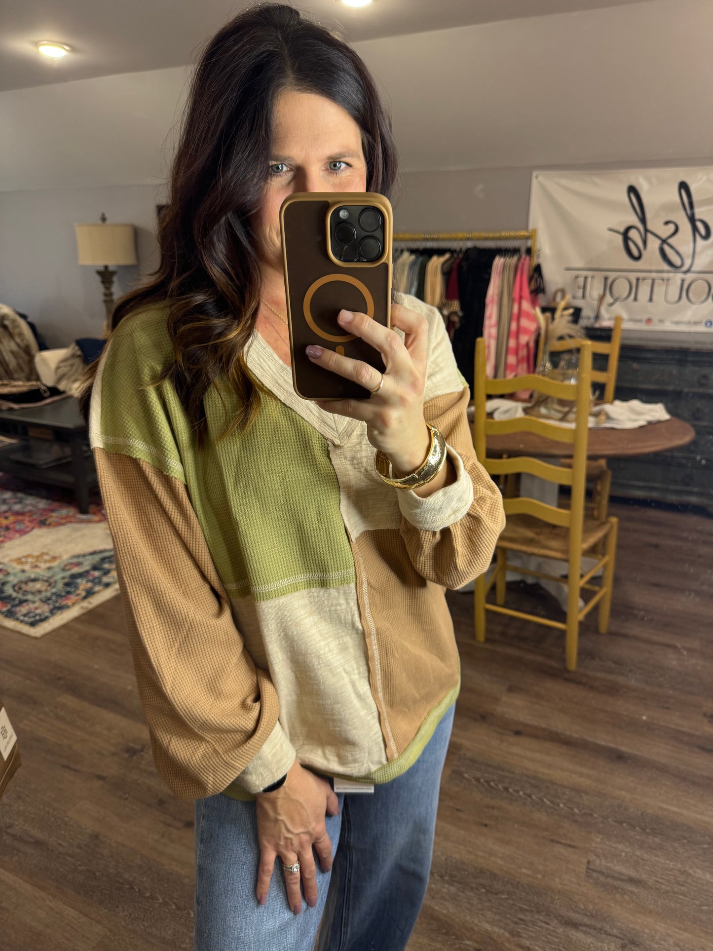 Make It Right Colorblock Top