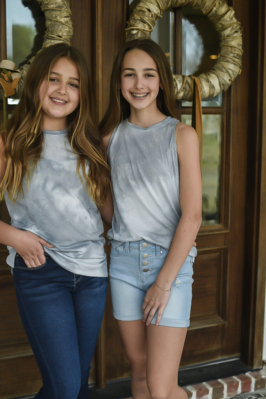 Tie-Dye Racer Back Tank- Tween