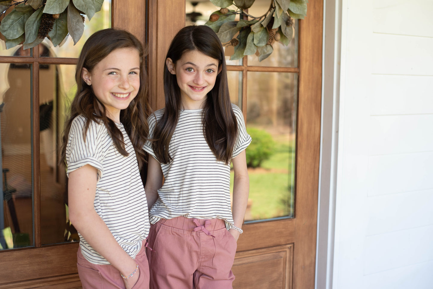 Ribbed Reversible Tee- Tween