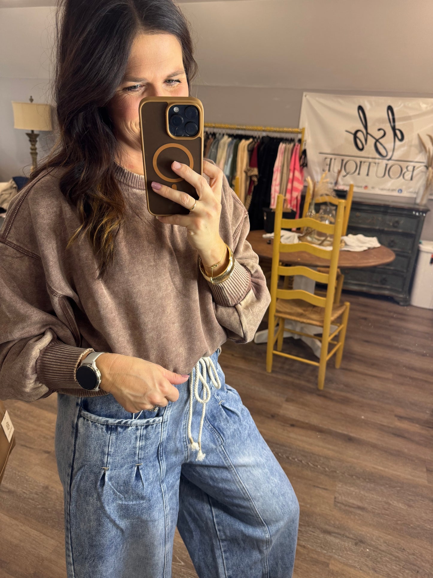 Tell Me About It Barrel Pants