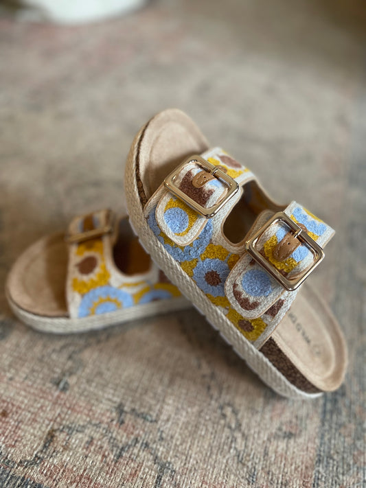 Wildflower Crochet Sandals