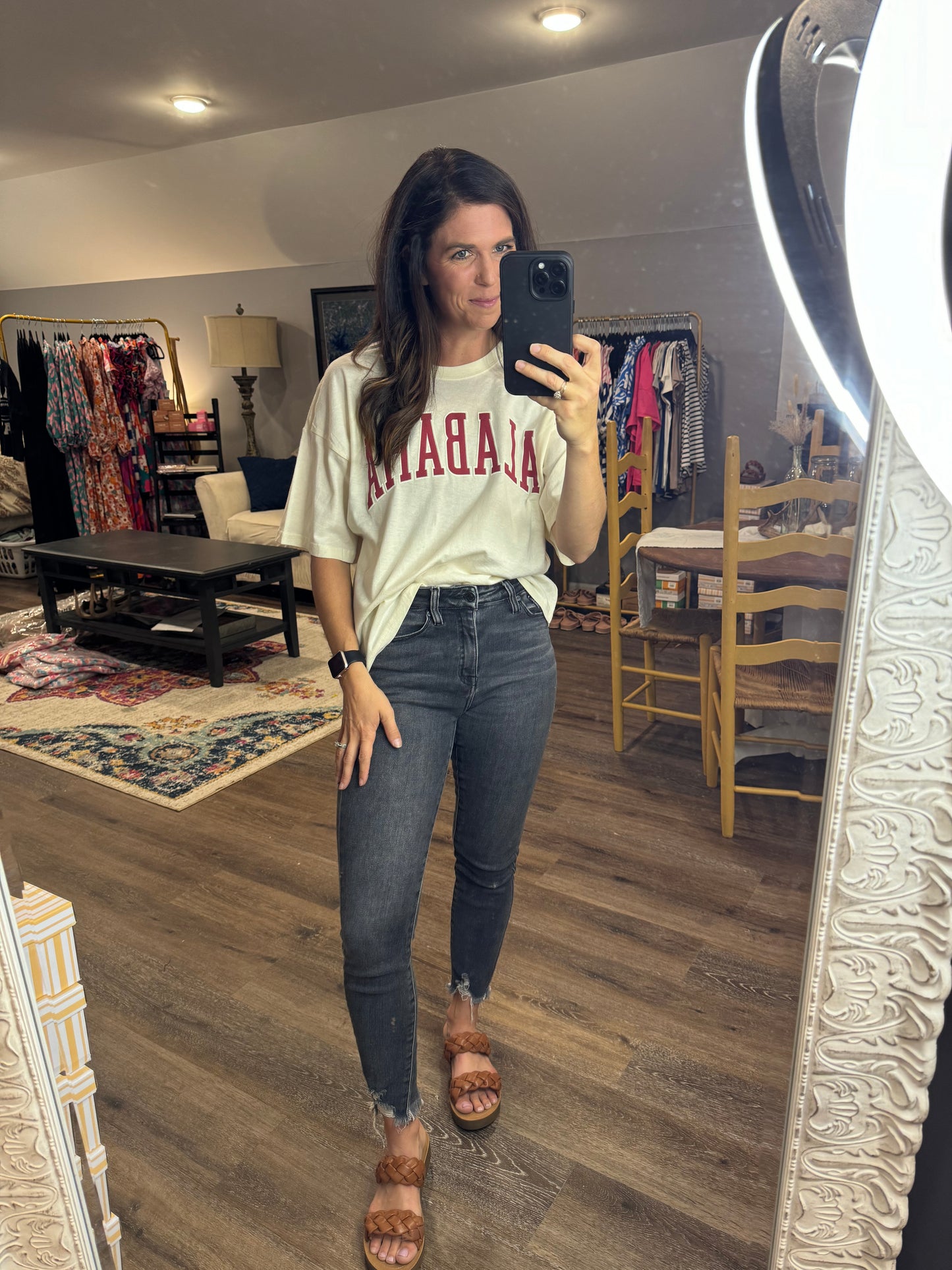 Alabama Long Crop Tee