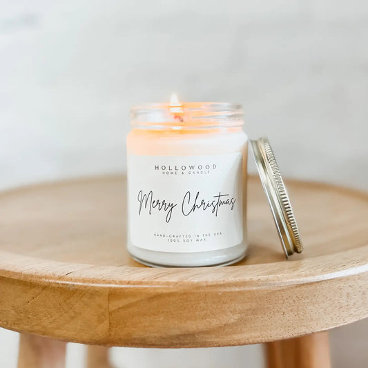 Merry Christmas 8oz Candle
