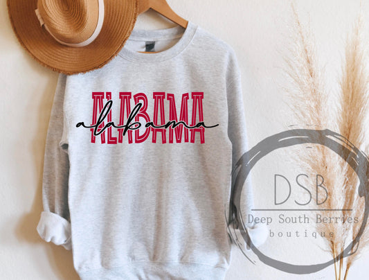 Alabama tee + pullover