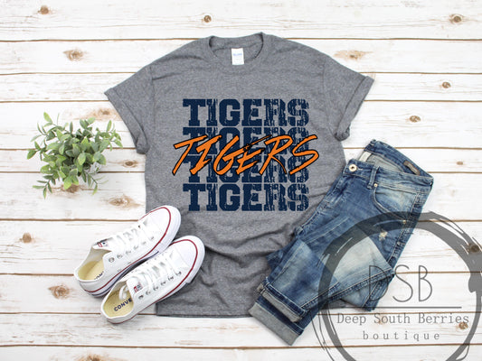 Auburn Tigers tee + pullover