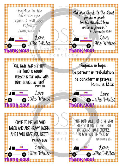 Personalized Encouragement Notes