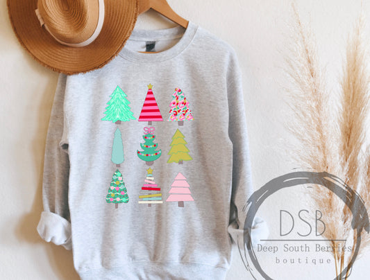 Bright Christmas Tree Sweatshirt