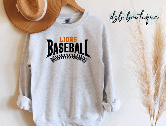 Custom Baseball Tee + Sweatshirt