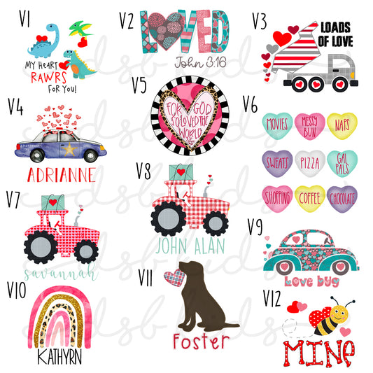 Valentine's Day Custom Tees