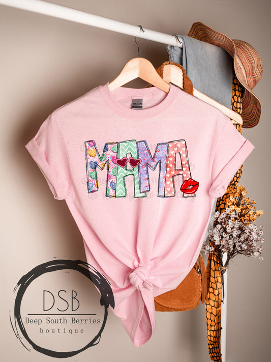 Custom Valentines Day Font Tee